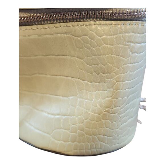 Expressions NYC purse crossbody barrel bucket bag green crocodile embossed - Picture 11 of 16